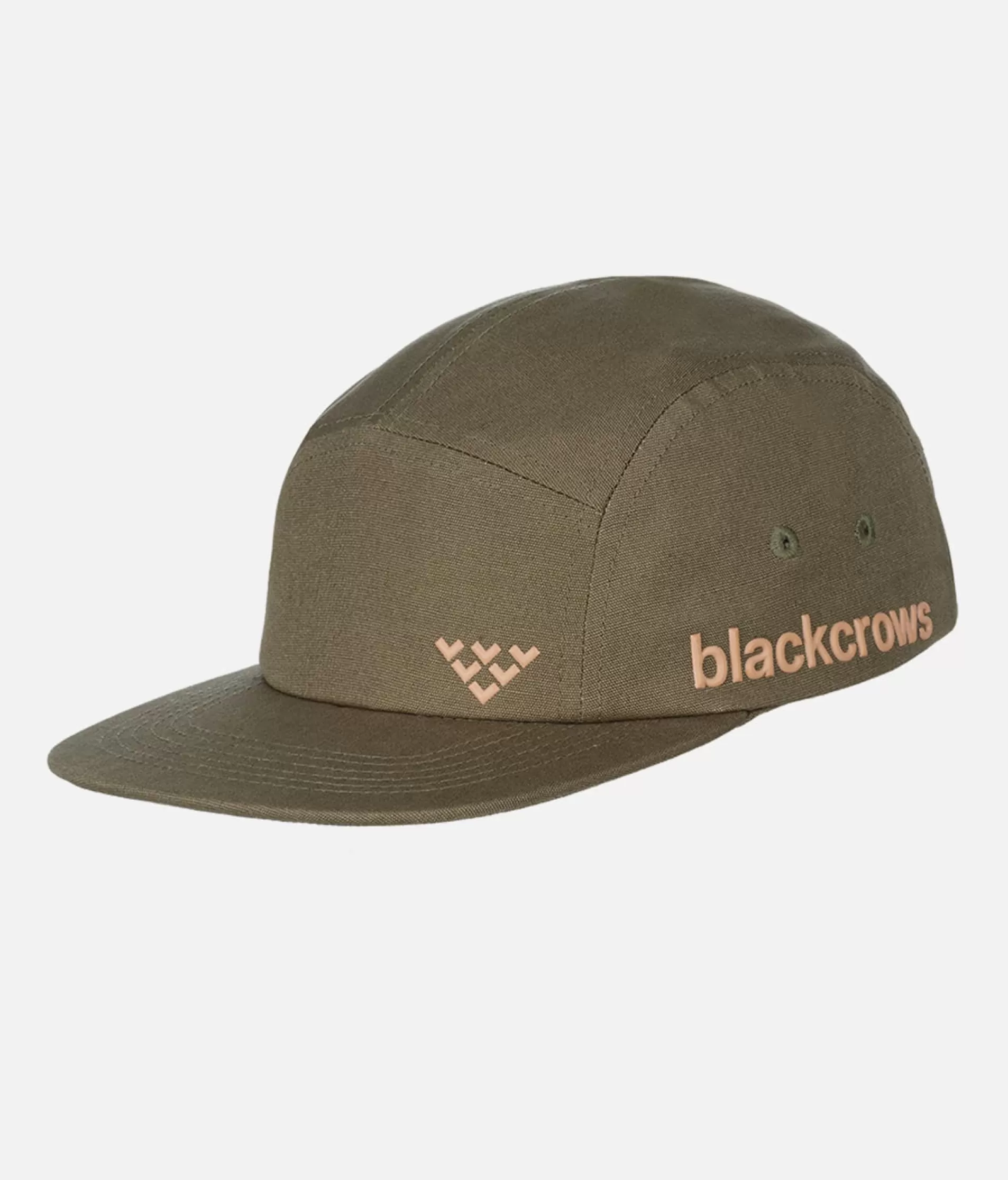 Clearance Black Crows Quintus Cotton 5 Panel Cap Oliv Grun