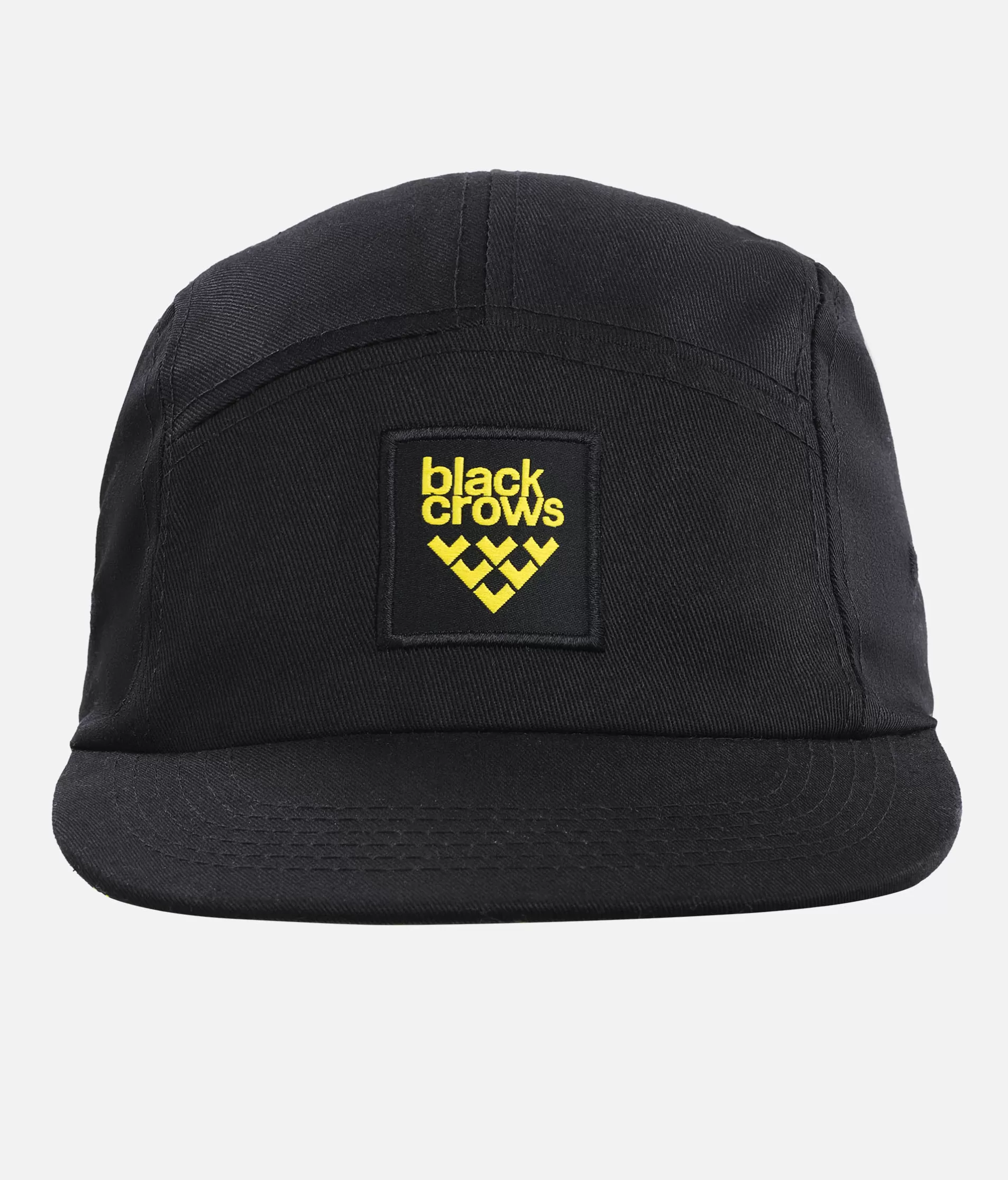 Discount Black Crows Quintus Cotton 5 Panel Cap Schwarz-Gelb