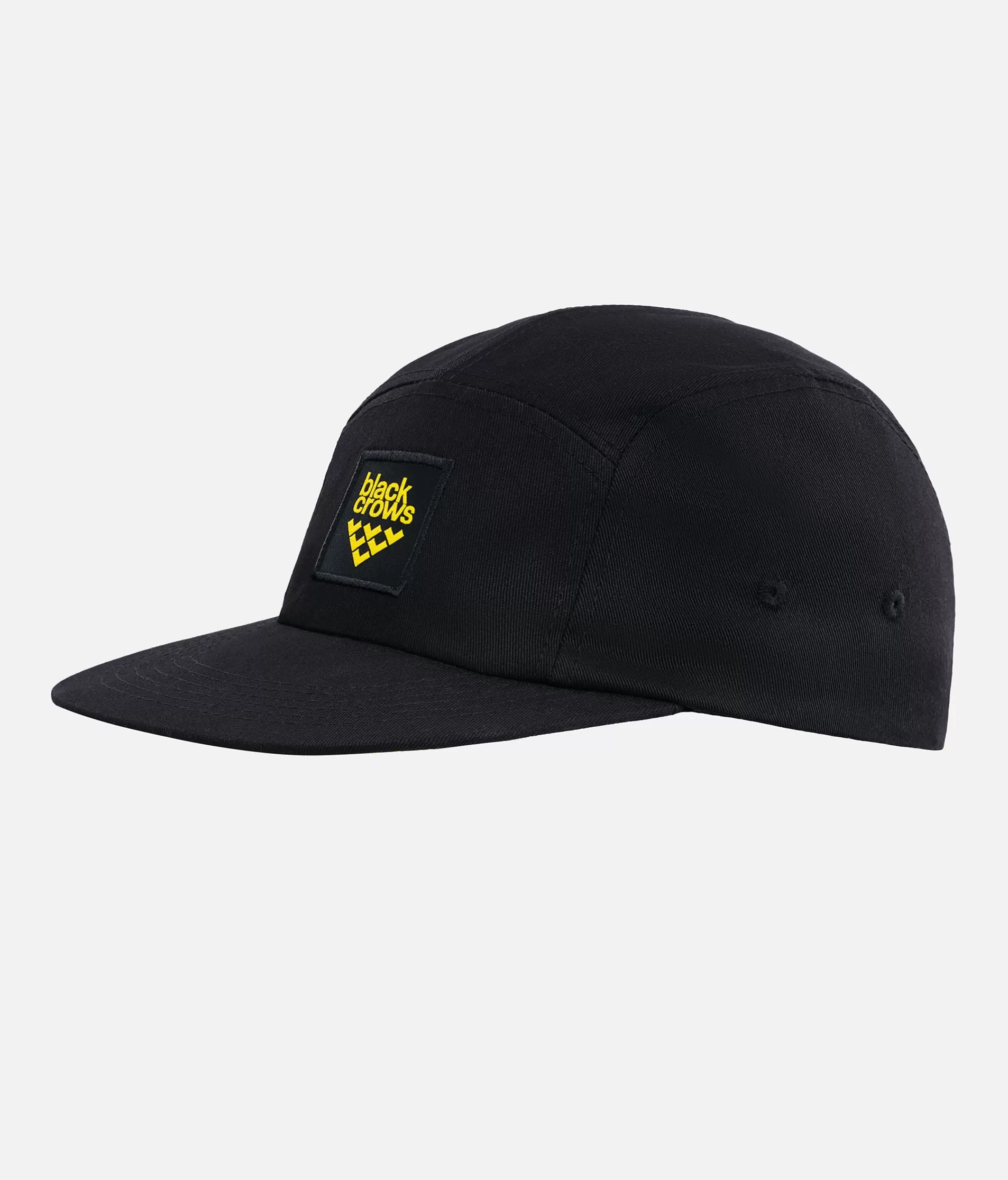 Discount Black Crows Quintus Cotton 5 Panel Cap Schwarz-Gelb