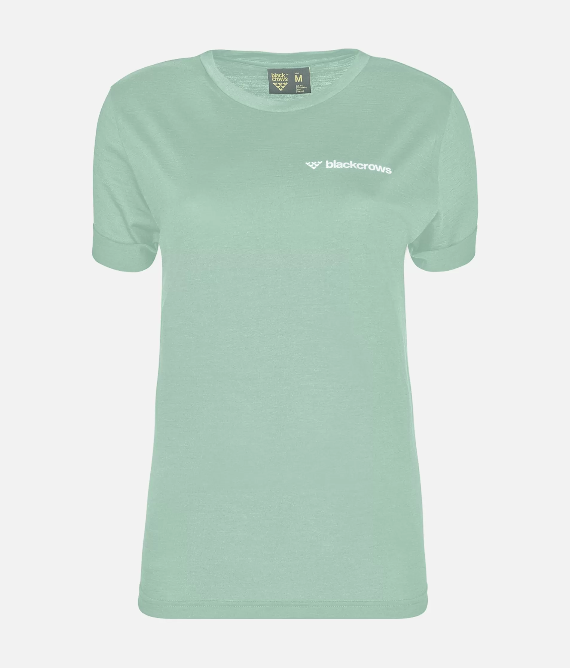 Shop Black Crows T-Shirt Damen Merino-Kurzarmshirt Blend Light Green